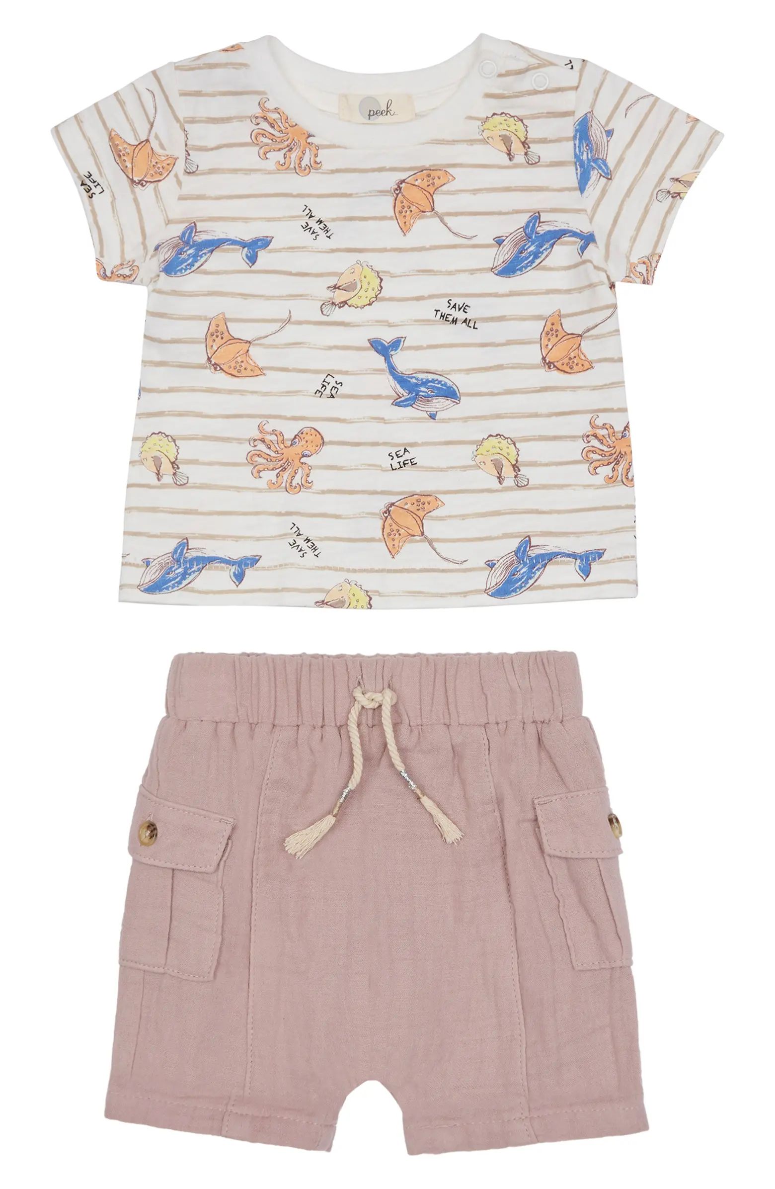 Booker Coast Graphic Tee & Shorts Set | Nordstrom