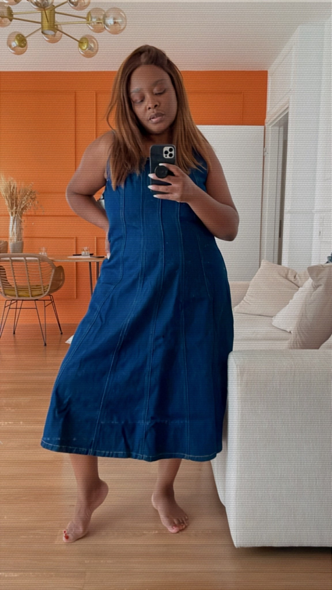 The cutest midi denim dress 👗 

#LTKcurves #LTKdresses #LTKeurope