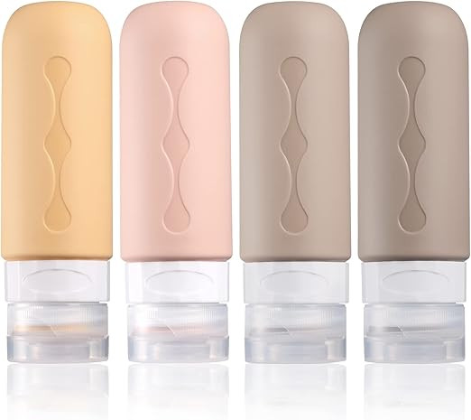 Gemice Travel Bottles for Toiletries Tsa Approved Travel 3oz Size Containers BPA Free Leak Proof ... | Amazon (US)