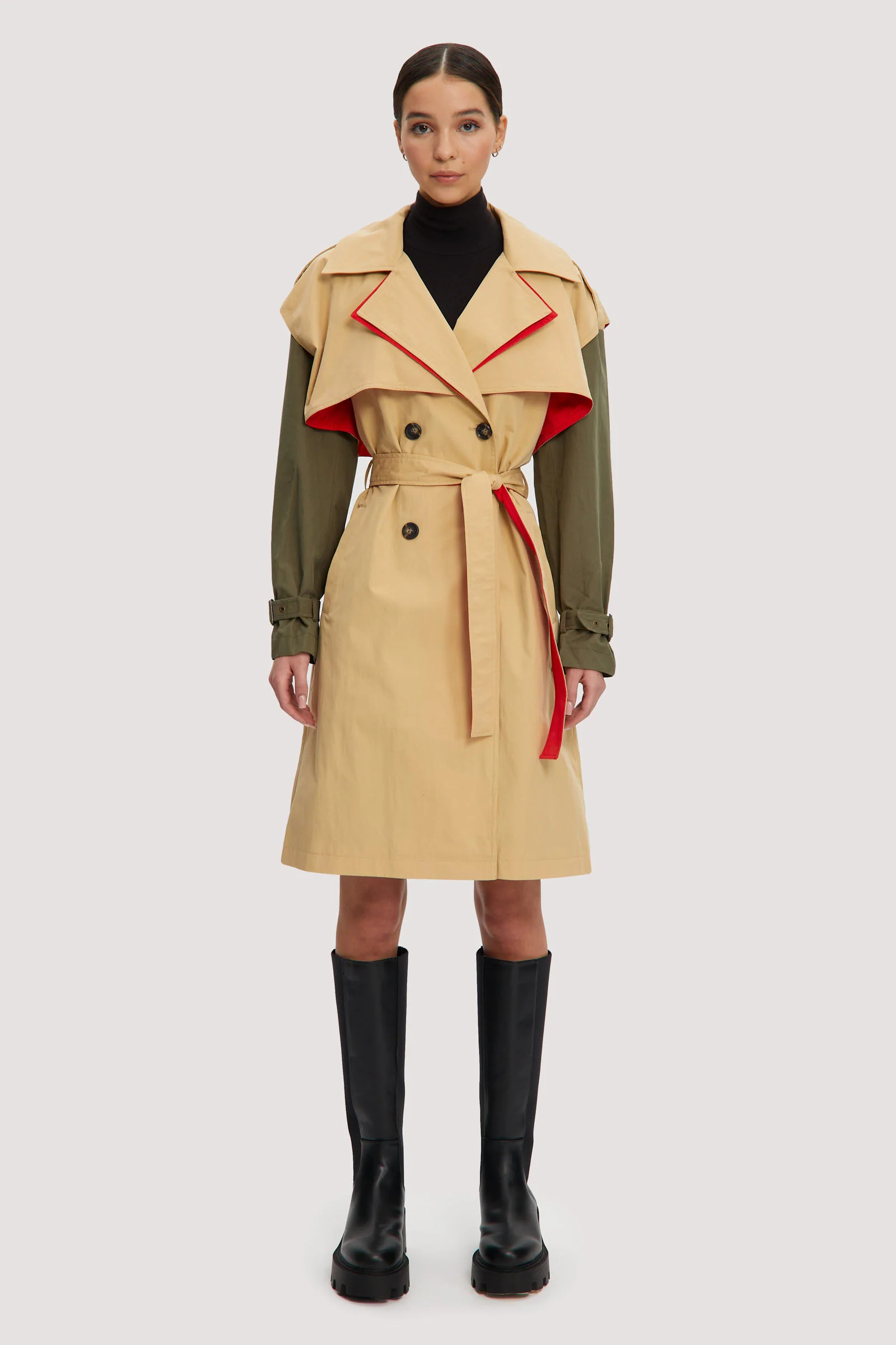 Charlotta Long Length Trenchcoat | Noize (US)