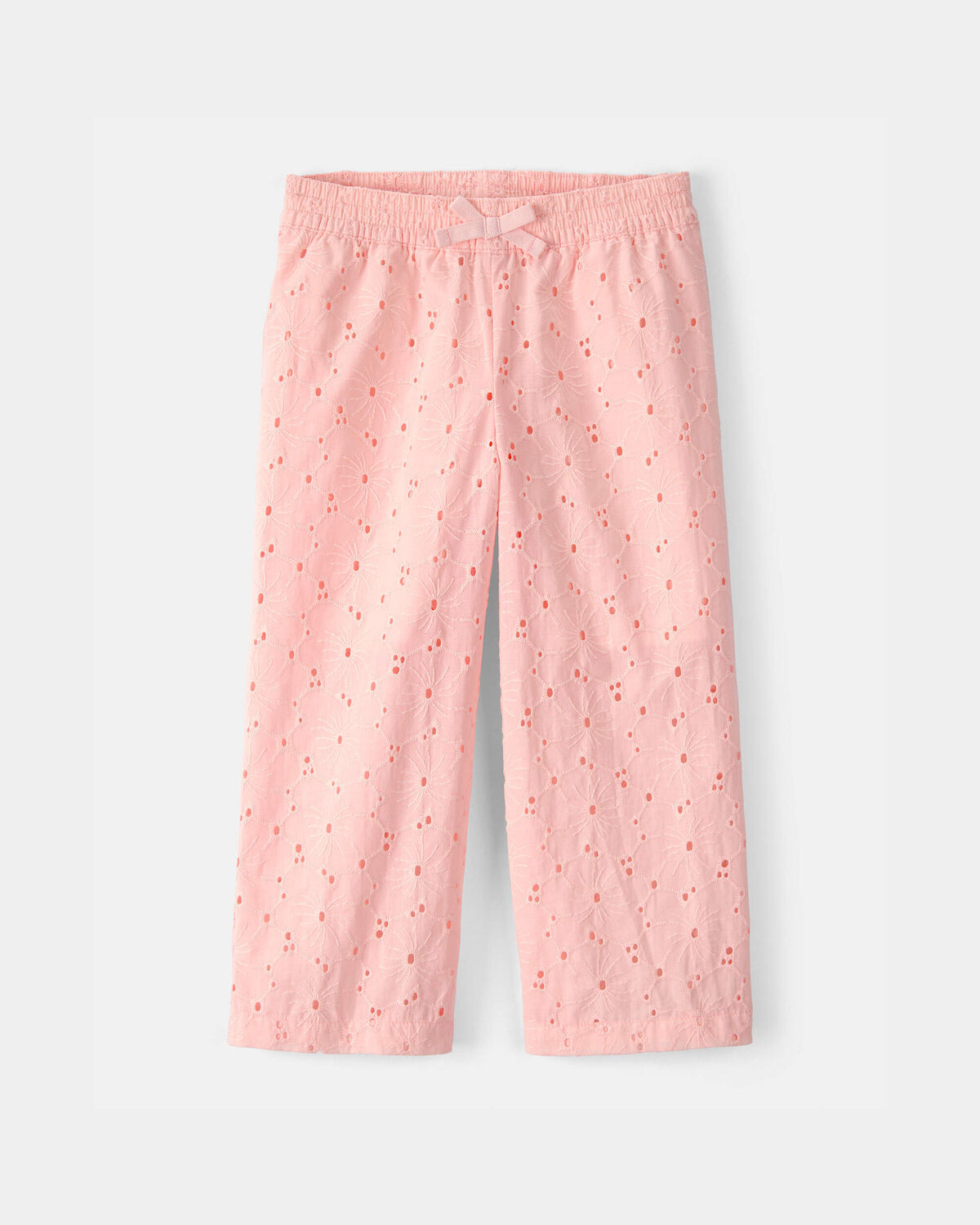 Toddler Girl Floral Eyelet Pants - Pink | Carter's Inc