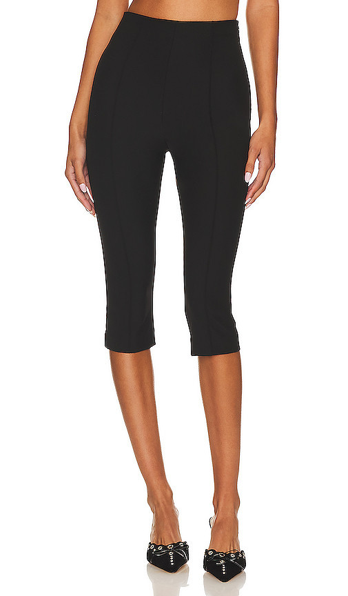 Lovers and Friends Cindy Cropped Capri Pant in Black. Size L. Also in S, M, XL. | Revolve Clothing (Global)
