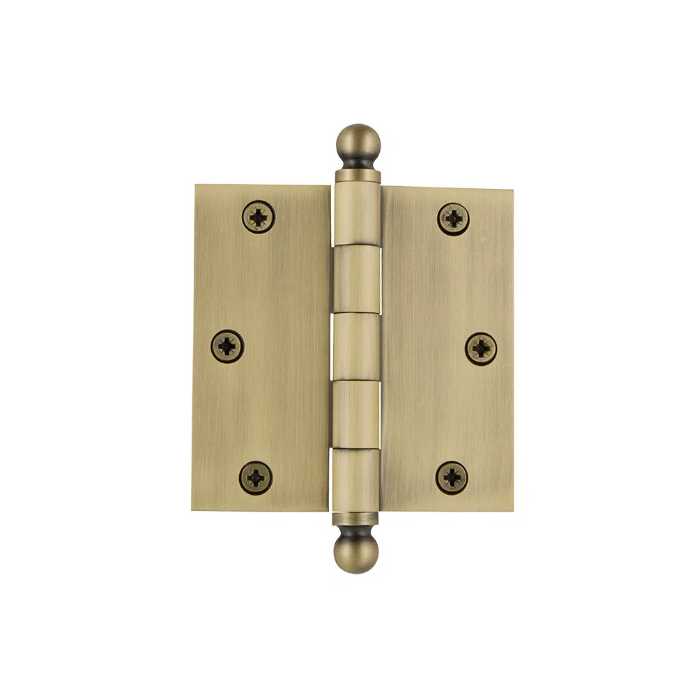 3.5" Ball Tip Residential Hinge with Square Corners | Wayfair North America