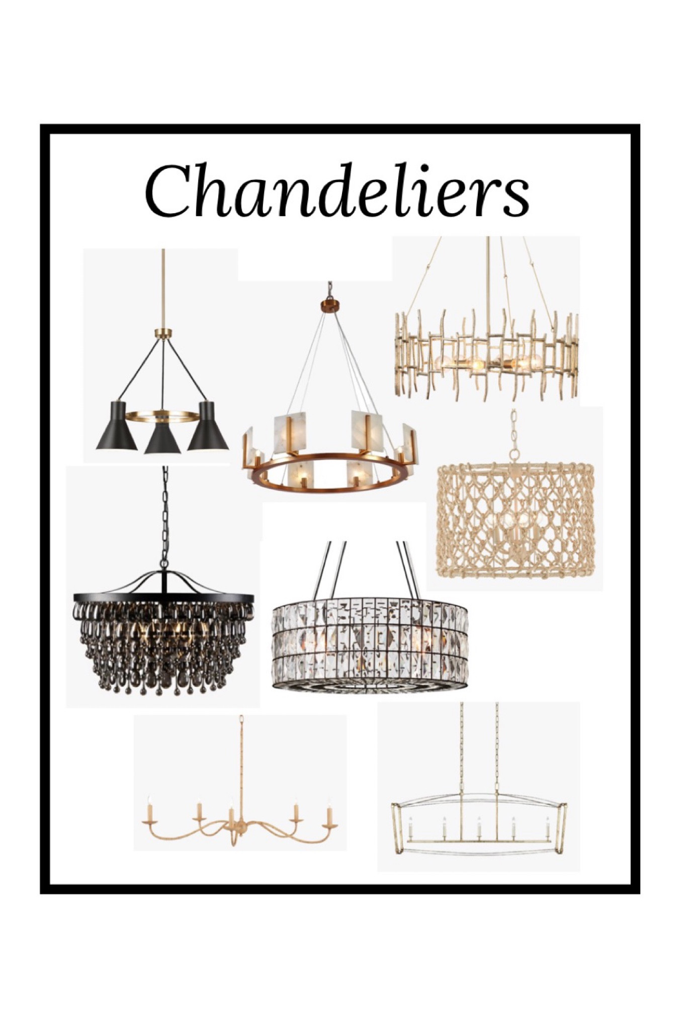 Beautiful statement chandeliers 

#potterybarn #chandelier #pendant 

#LTKFind #LTKhome #LTKstyletip