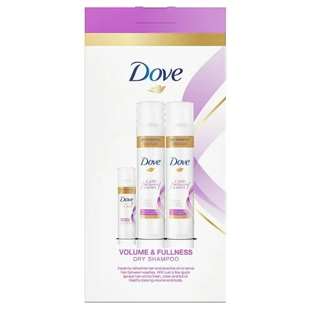 Dove Dry Shampoo Volume and Freshness with Bonus Travel Size (7.3 oz., 2 pk.) | Walmart (US)