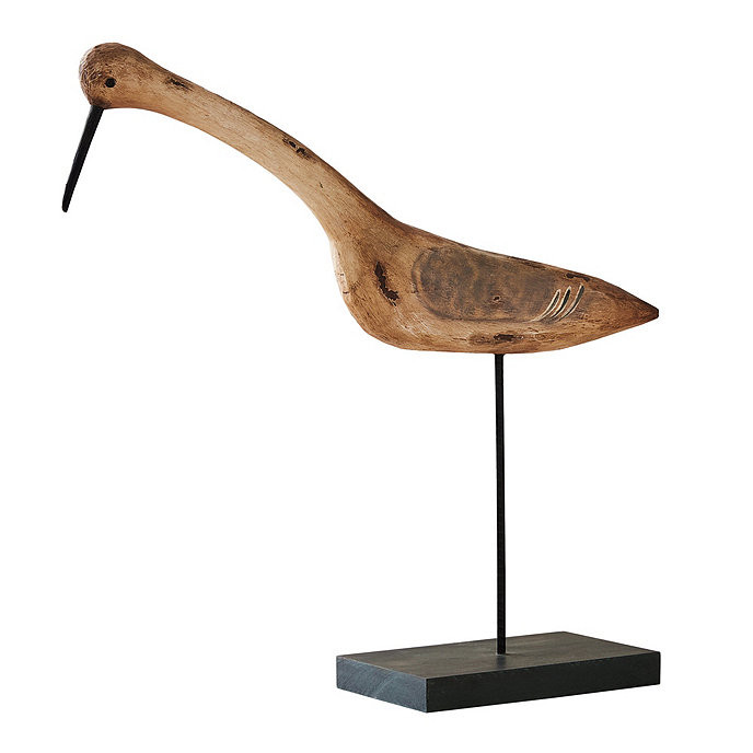 Mounted Heron Wooden Table Sculpture Decor | Ballard Designs, Inc.