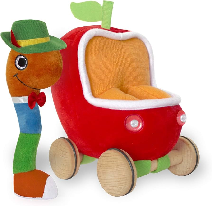 YOTTOY Richard Scarry Collection | Lowly Worm Soft Toy with Busytown Applecar – 2 in 1 Toy | Amazon (US)