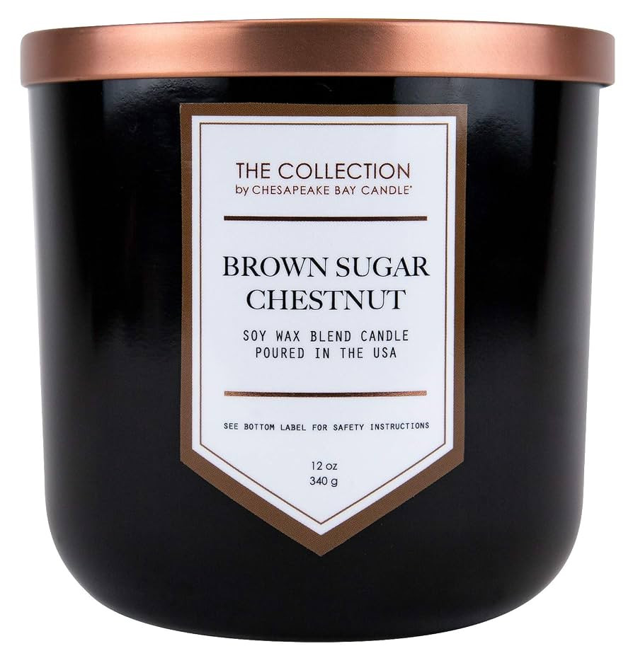 Amazon.com: Chesapeake Bay Candle, The Collection, 2-Wick Soy Candle, Brown Sugar Chestnut, 12oz,... | Amazon (US)
