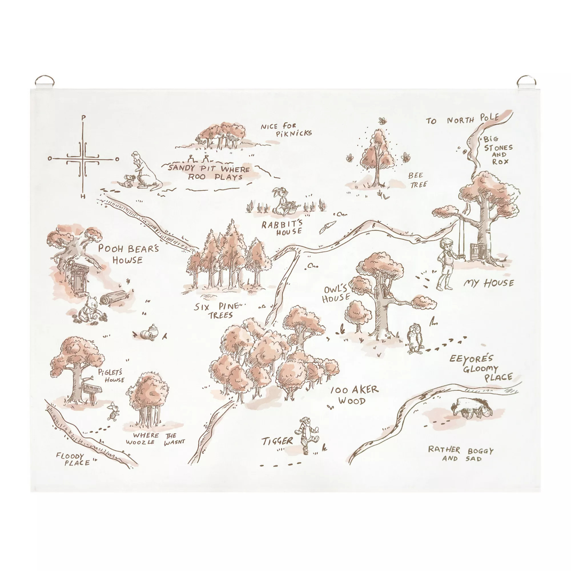The Big One Kids™ Disney's Winnie The Pooh Hundred Acre Wood Tapestry | Kohl's