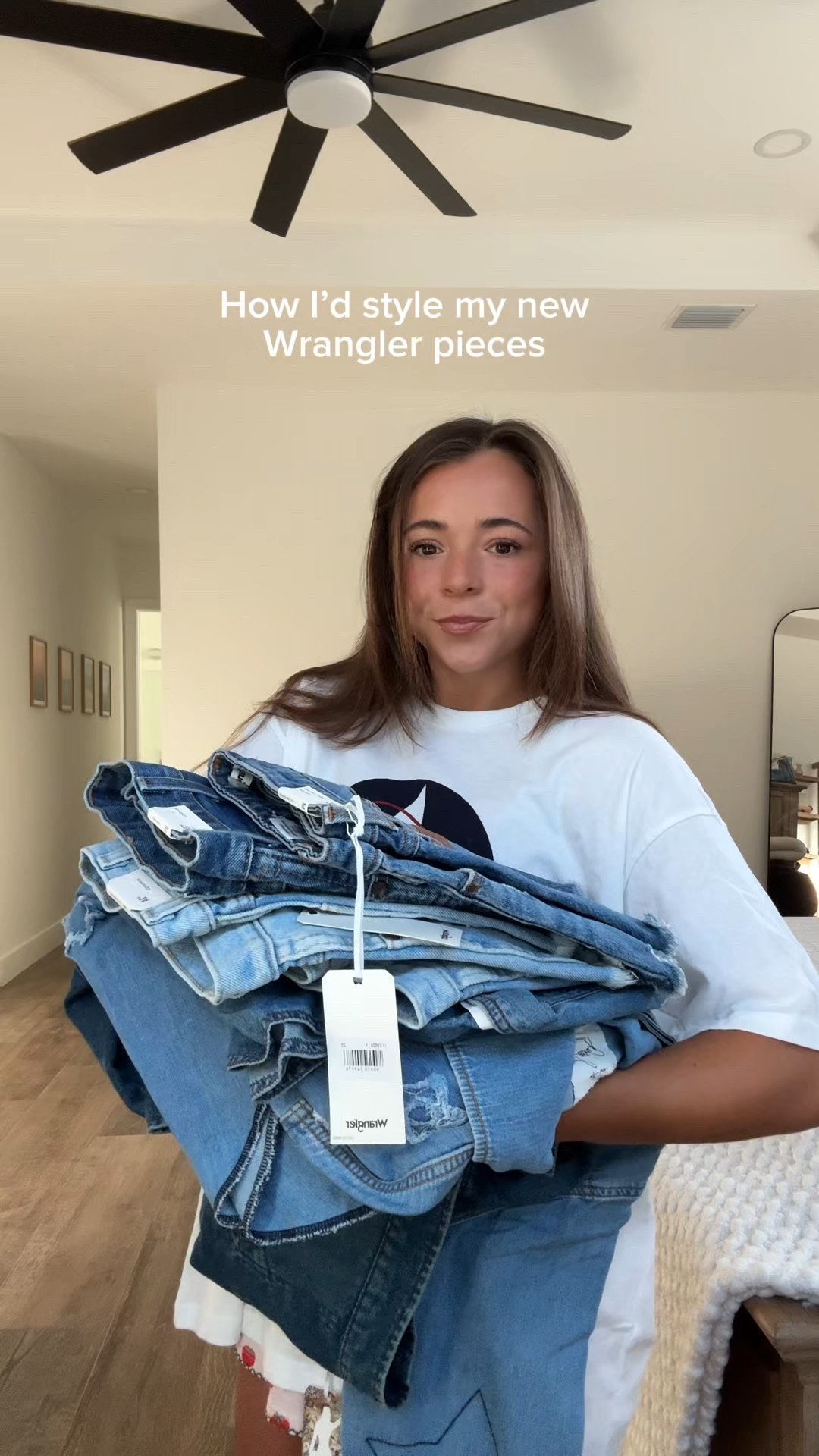 beyond obsessed with everything i got from @wrangler!! Shop all of my favs on my LTK #wranglerjeans #ad 