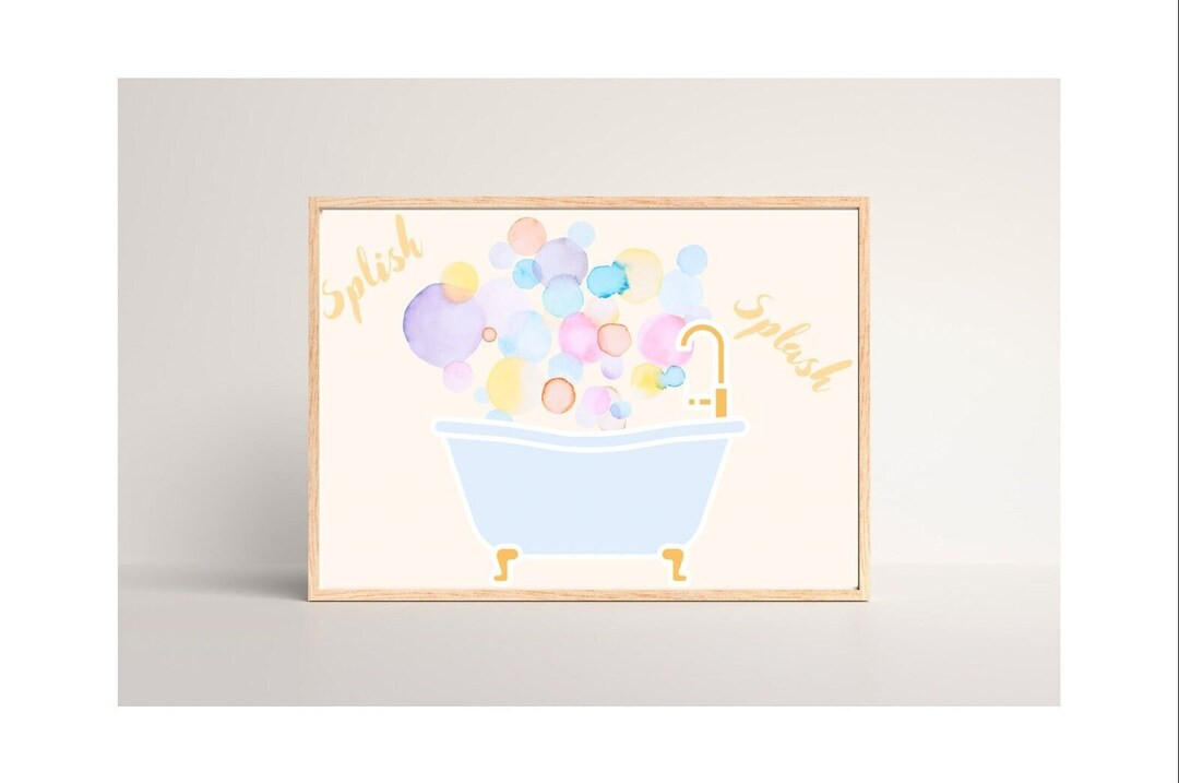 Kids Bathroom Wall Art, Kids Bathroom Prints, Kids Bathroom Sign, Kids Bathroom Decor, Children's... | Etsy (US)