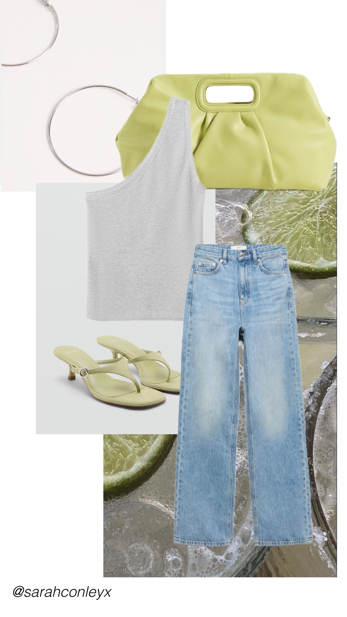 Pop of lime 

Straight leg jeans, silver hoop earrings, pastel green heels, summer outfit, casual evening outfit

#LTKootd #LTKgrwm #LTKSeasonal