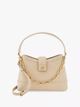 Dune Desirable Chain Detail Grab Bag, Nude | John Lewis (UK)