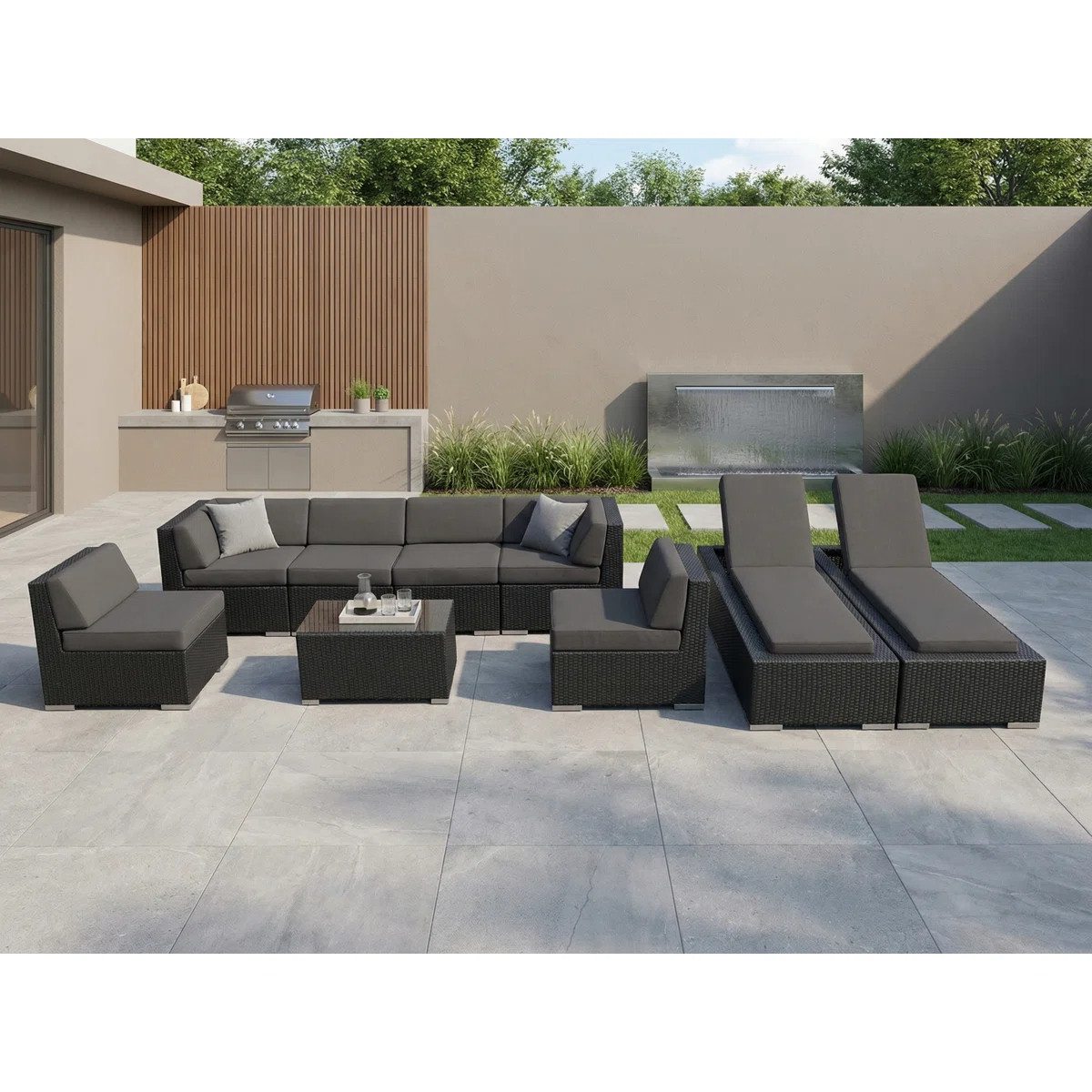 Luxury patio vibes without the price tag 💅 Up to 70% OFF Wayfair outdoor furniture 😍 #LuxuryForLess #PatioInspo #OutdoorLiving #HomeDeals #WayfairFinds 

 #LTKSeasonal #LTKHome #LTKSaleAlert