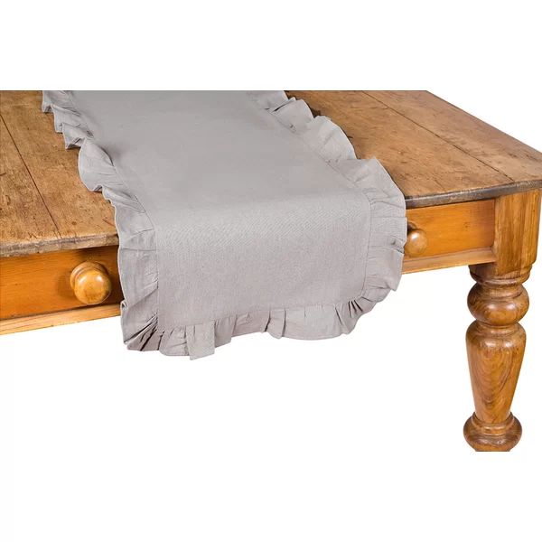 Ruffle Trim Table Runner | Wayfair North America