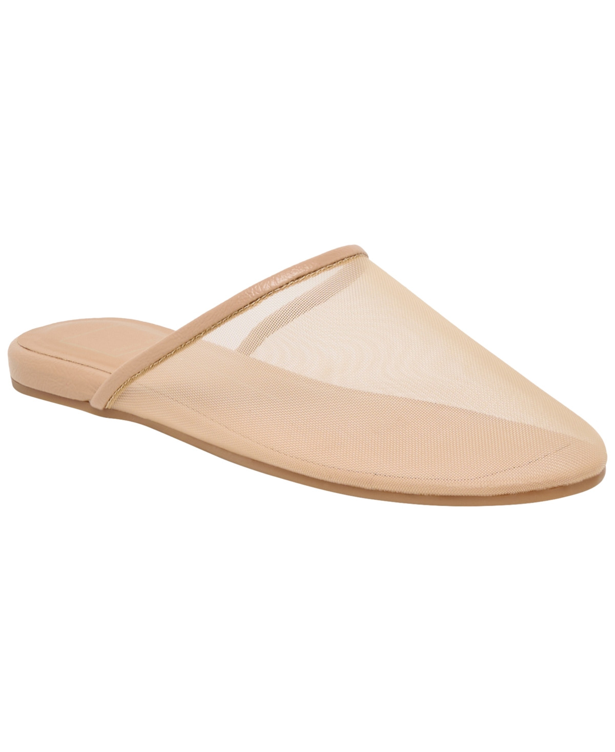 Dolce Vita Women's Geni Slip-On Mule Flats - Light Tan Mesh | Macy's