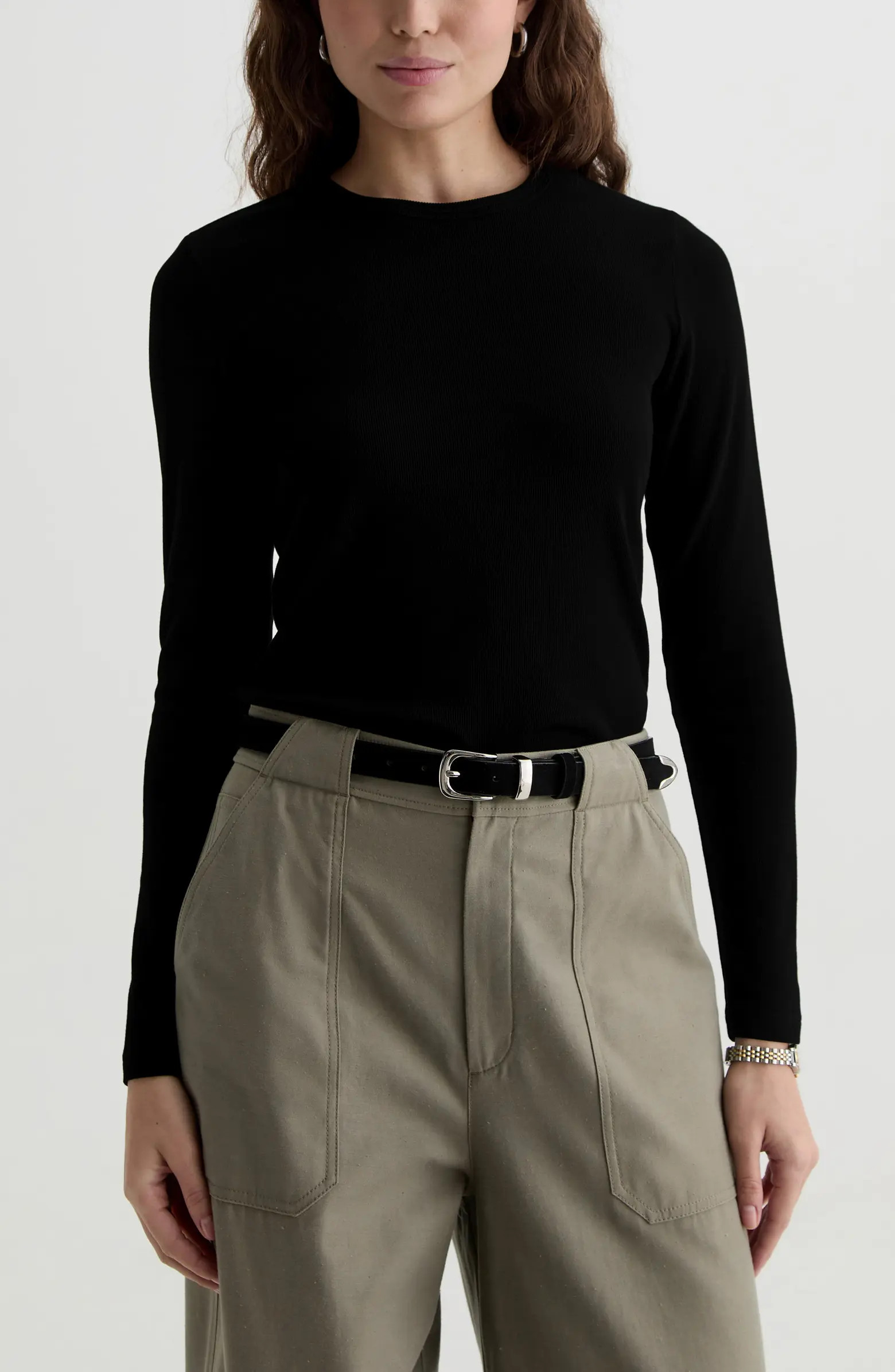 Julia Rib Long Sleeve Top | Nordstrom