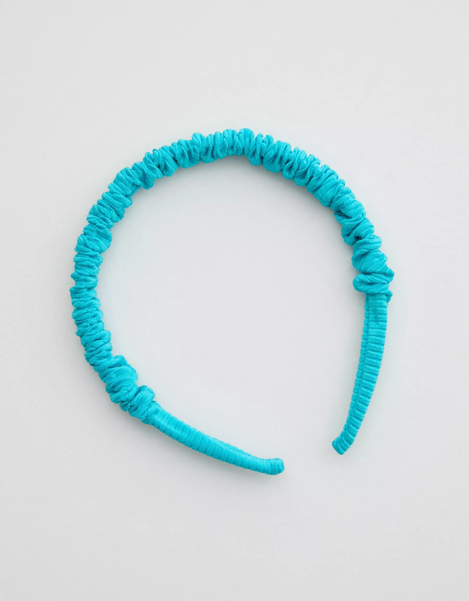 Aerie Scrunched Shine Rib Swim Headband | Aerie