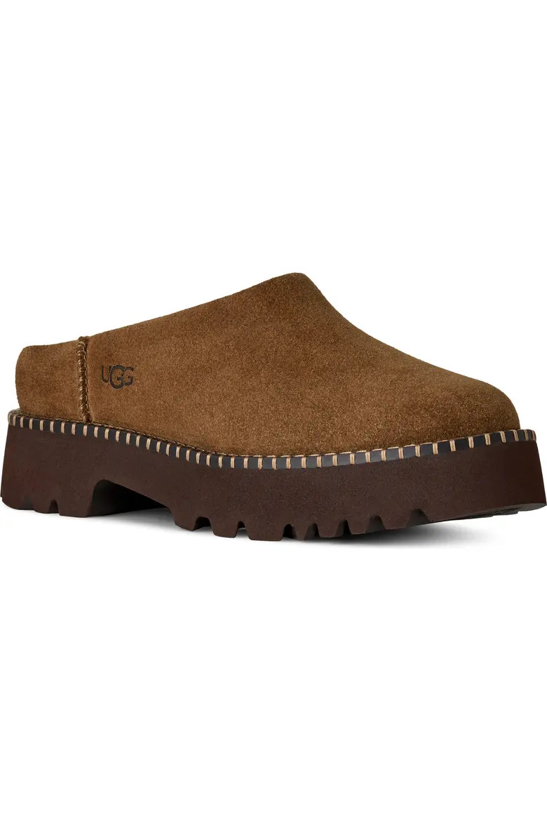 UGG(r) Uptowner Suede Mule in Light Bronze at Nordstrom, Size 8 | Nordstrom