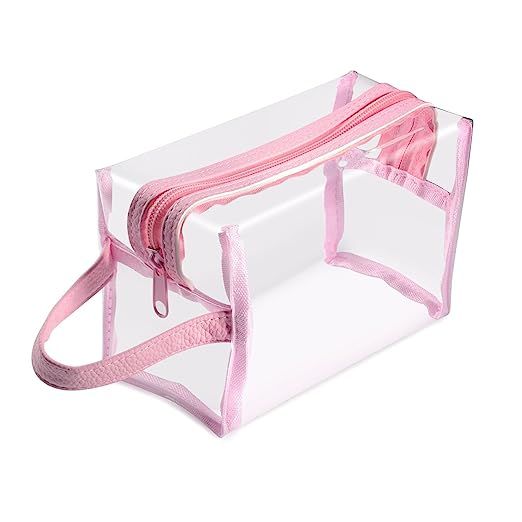 Zodaca Travel Sundry Bag, Transparent Cosmetic Bag Organizer Portable Storage Pouch for carrying ... | Amazon (US)