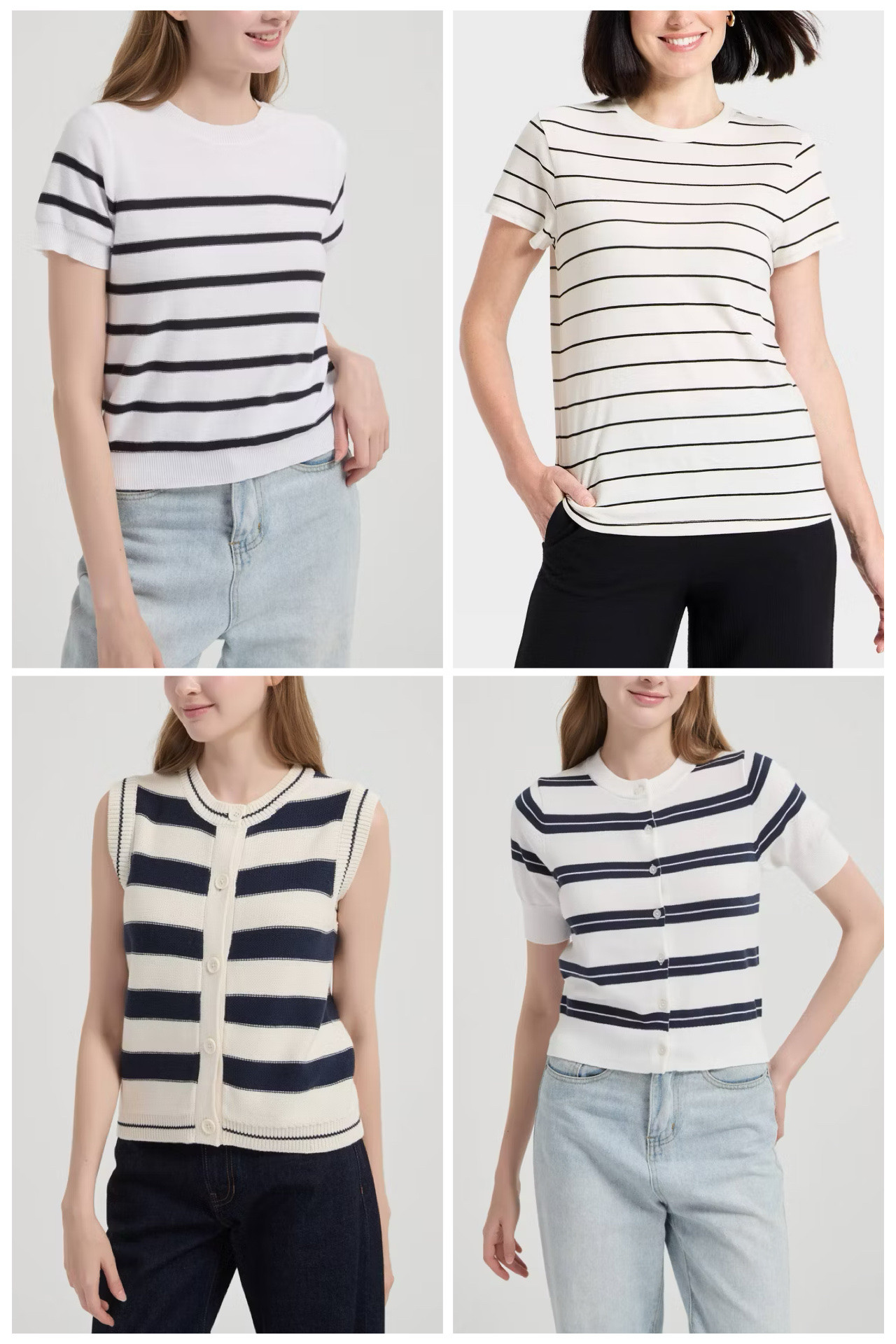 Target new arrival striped tops
