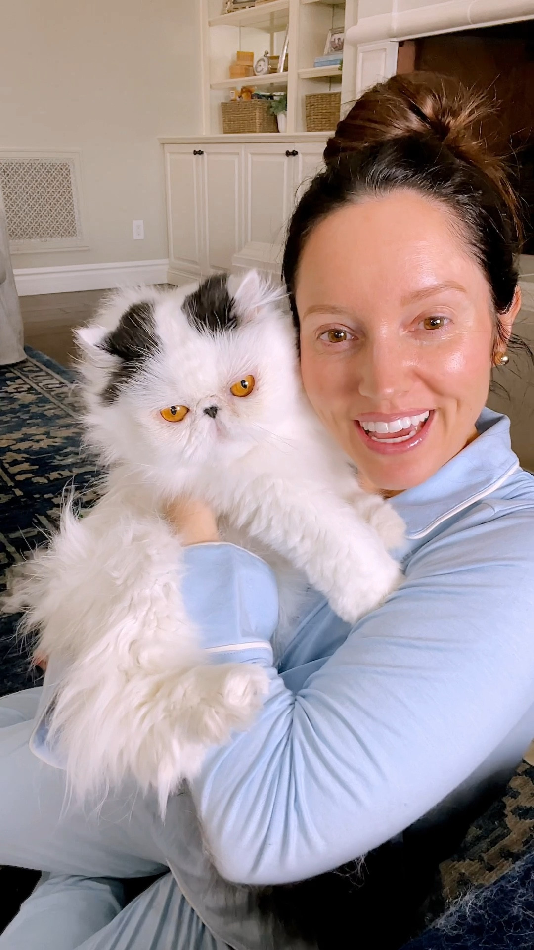 The furrrrrr FACTORY!!! My allergies are through the roof!

I get asked often how I groom my Persian boys and keep the hair at bay. Ollie has a double coat and Oscar has a TRIPLE coat. The amount of hair flying in our house is insane so we groom them twice a week to keep their coats and our house as clean as possible. 

I really like to brush with a wide tooth comb + clean their eyes GENTLY with cotton rounds, q-tips, and an eye wash called Castle Baths Tear Stain Remover. A wash cloth and water works well too! 

#persiancat #catmomlife #catgrooming #cutecatsofinstagram #petparent

#LTKhome #LTKVideo #LTKfamily