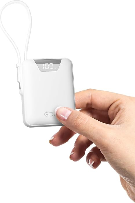 M1 Mini Portable Charger, 10000mAh Ultra-Compact Power Bank, 22.5W PD Fast Charging, Tpye-C Built... | Amazon (US)