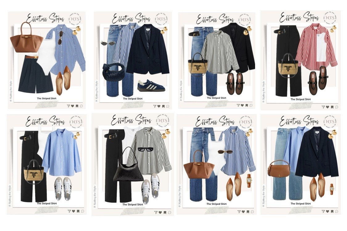 ✨Your workwear inspiration for the week✨
8 polished and effortless looks built around classic striped shirts, designed to simplify busy mornings and make weekday dressing easy 🤍

#LTKsummer #LTKworkwear #LTKstyletip