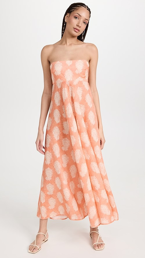 Devi Bandeau Midi Dress | Shopbop