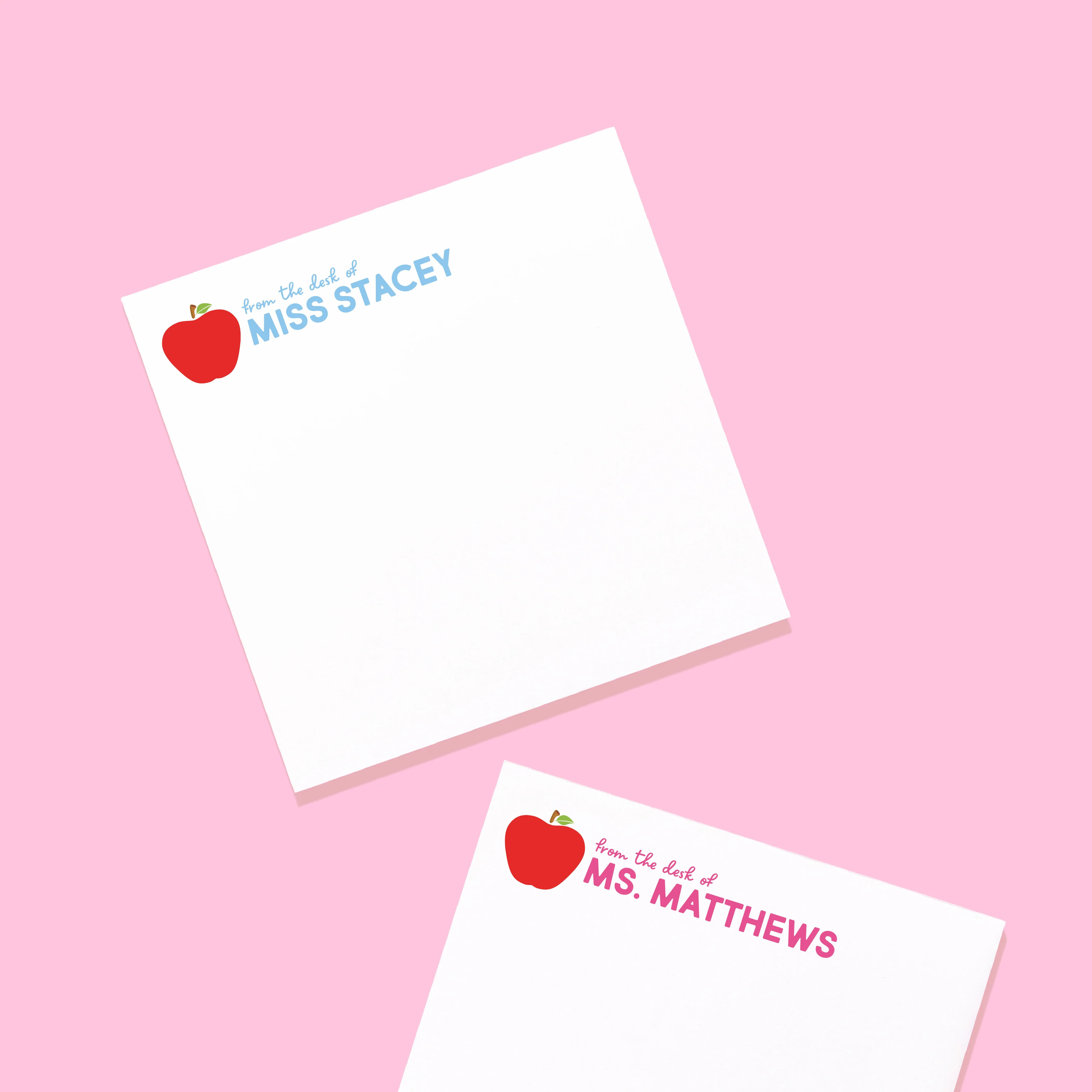 Teacher Personalized Notepad | Joy Creative Shop