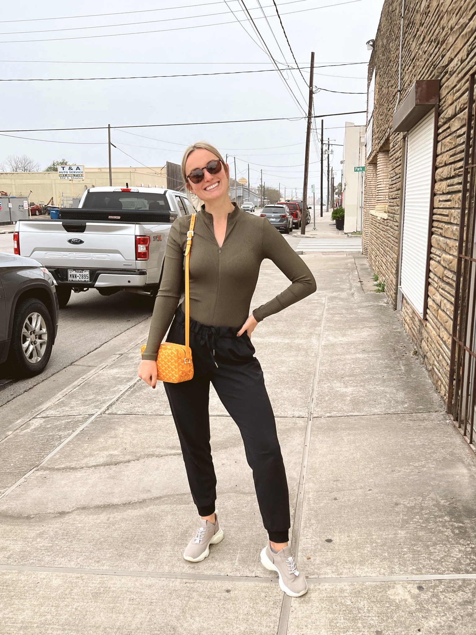 Loving my new #Abercrombie bodysuit! I decided to dress it down today for a comfortable look! I have it in black too! Paired with Lulu joggers and #SteveMadden sneakers!
#abercrombiebodysuit #casualbodysuit #lulujoggers 

Follow my shop @sav_kirchoff on the @shop.LTK app to shop this post and get my exclusive app-only content!

#liketkit #LTKshoecrush #LTKstyletip
@shop.ltk
https://liketk.it/40Cyl