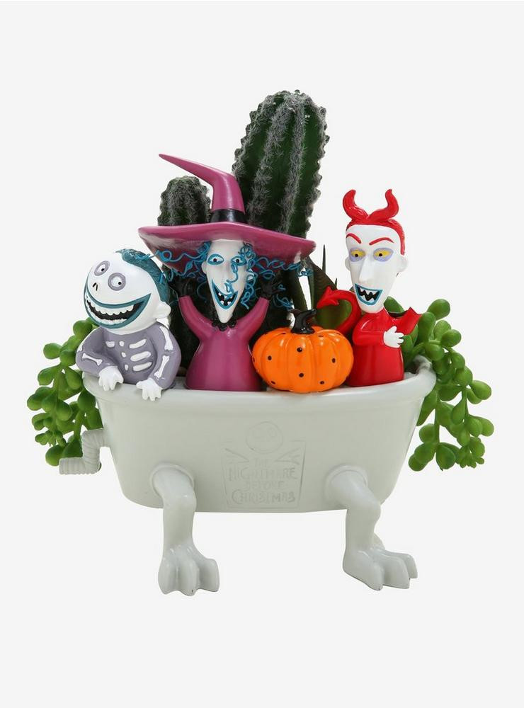 Disney The Nightmare Before Christmas Walking Bathtub Faux Succulent Planter | BoxLunch
