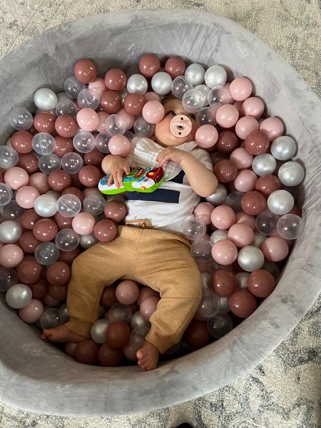 This ball pit is a BIG hit at our house. For those asking, I ordered 400 balls. If you have a taller baby, I’d go for the 40’ ball pit. 
.
Baby toys / baby / infant / 11 months / ball pit / balls / kid toys / Christmas gift / gift idea / baby gift / toddler gift / 1 year / kid gift / baby girl / amazon toy / amazon find / amazon / toys 

#LTKbaby #LTKkids #LTKunder100