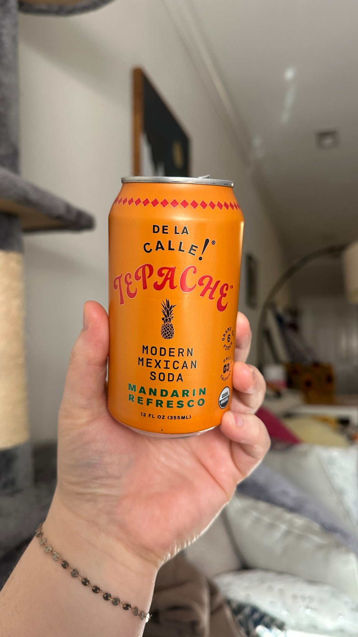 I’m currently OBSSESSEDDDD with prebiotic (fiber) sodas but I really hate artificial sweeteners including stevia and monk fruit. I picked this up a Whole Foods and YUM! The best prebiotic soda I’ve tried to date! It’s sweet and refreshing and tastes like real sugar (I think it is bc it’s from fermented pineapple). 10/10 this flavor is delightful. 

#LTKfoodie