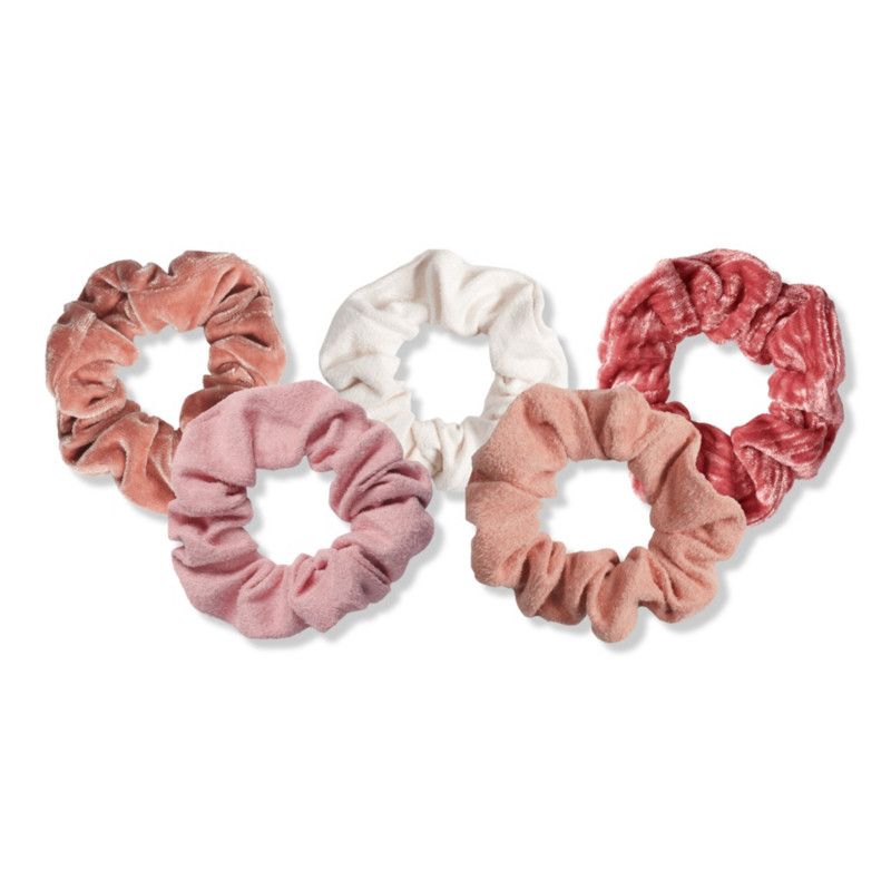 Kitsch Blush/Mauve Velvet Scrunchies | Ulta Beauty | Ulta