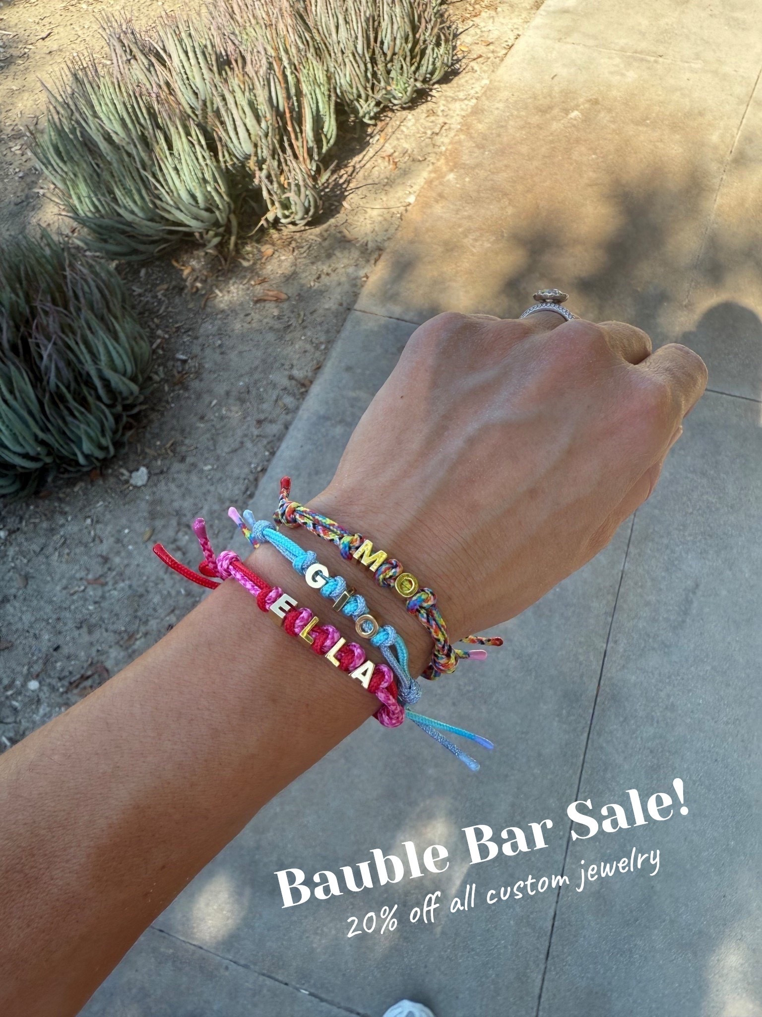 Bauble Bar Sale! 25% off sitewide & 20% off custom jewelry. My exact name bracelets are from last year, but I linked similar options. I love their custom jewelry 😍 Makes a great gift! 

Baublebar, custom jewelry, custom nae bracelet, gift ideas, Mother’s Day gift ideas, cord bracelet, mom outfits, new mom gift, everyday outfit

#LTKootd #LTKSaleAlert #LTKmomlife