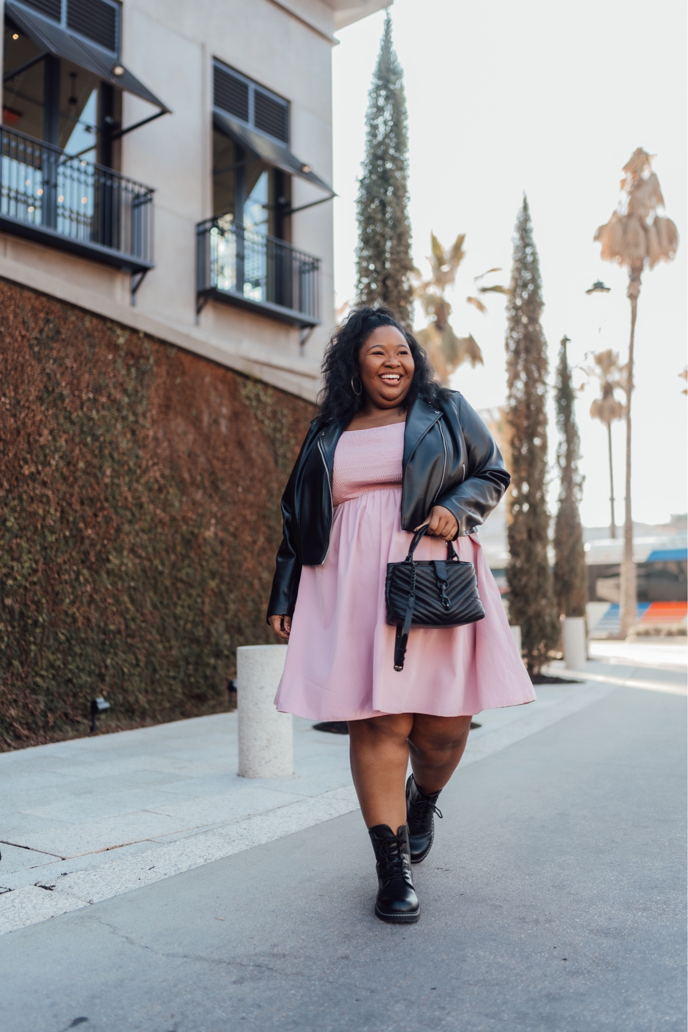 Hot plus size combat boot outfit Free Shipping