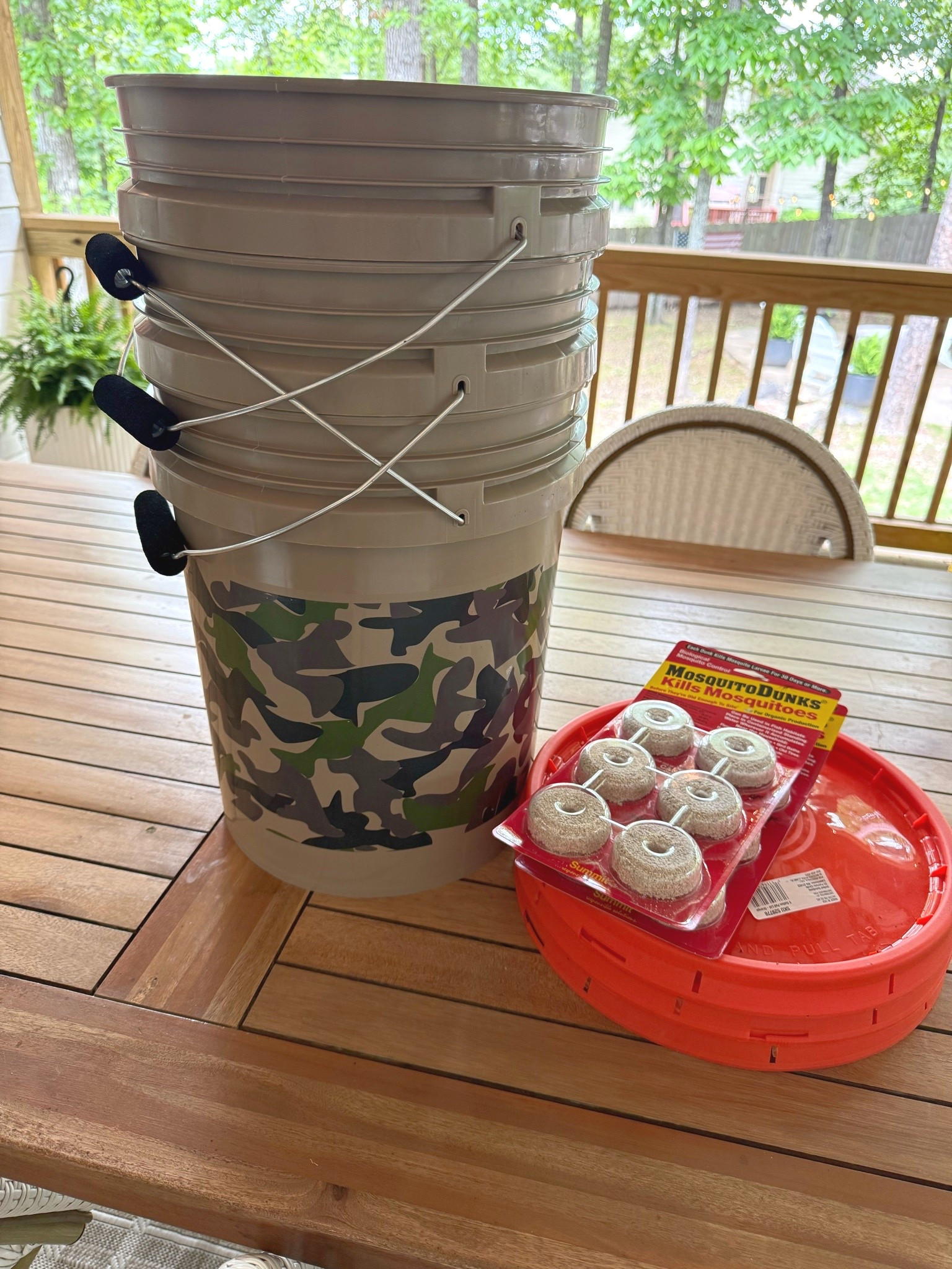 Supplies for make the mosquito dunk buckets - I made these last year and they really helped with our mosquito 🦟 issues 

These are the supplies I will use and I’ll be using and I’ll share a “how to”  when I put them together

#ltkhome #ltkfamily #ltkseasonal #ltkentertaining #ltkmomlife