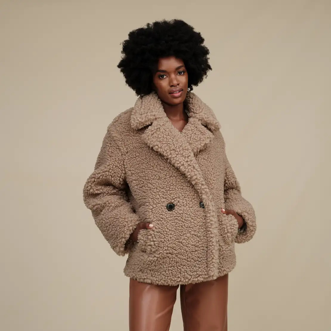 Women's Gertrude Short Teddy Coat | UGG® | UGG (US)