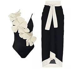 Bathing Suits for Women 2 Piece 2023 Beach Vintage Bathing Suits Cover-Ups Swimwear Tummy Control... | Amazon (US)