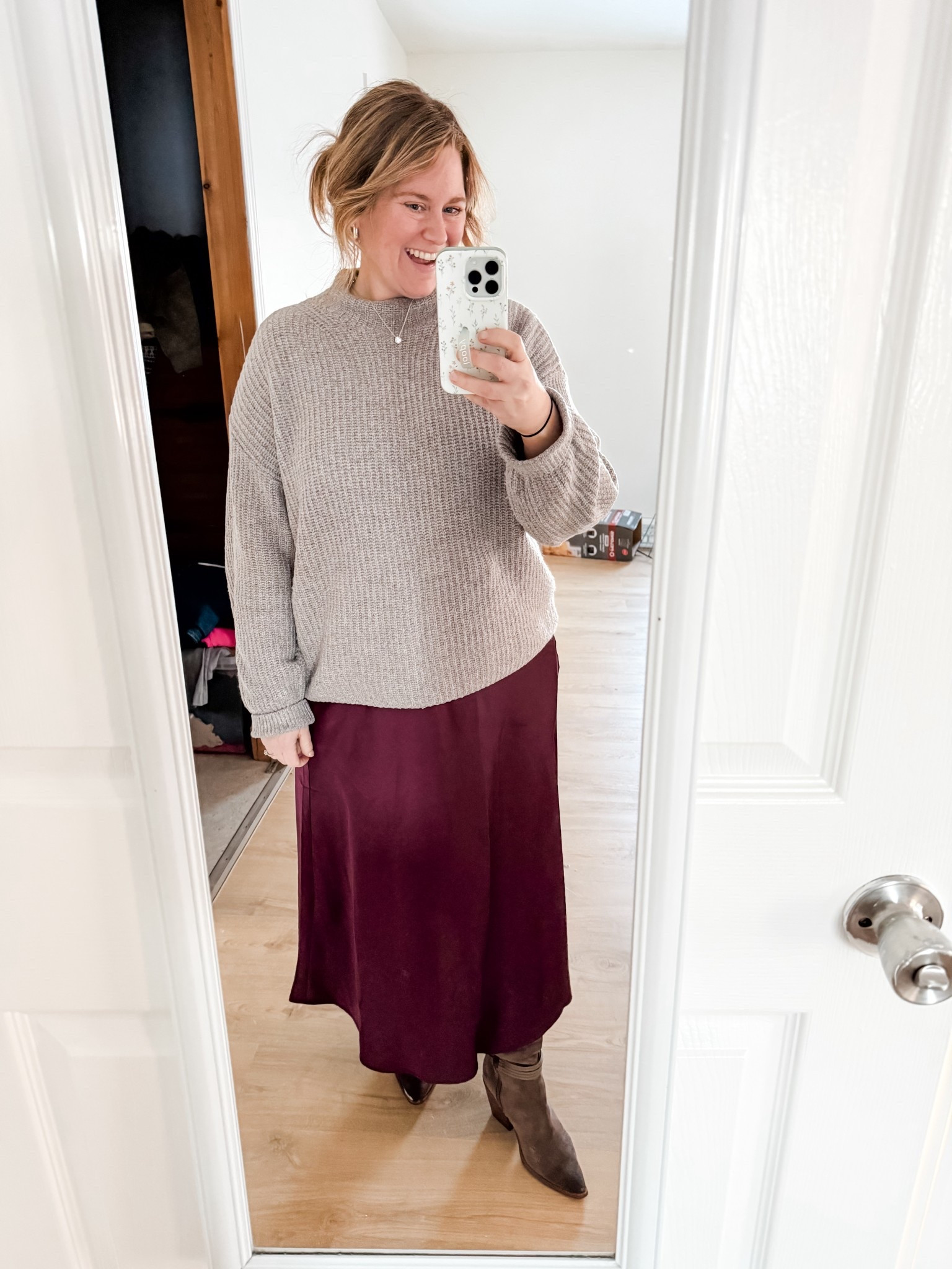 Teacher outfit! Wearing a large in my sweater and an XL in my skirt.  This outfit would also be great for a holiday party 

#LTKPetite #LTKHoliday #LTKMidsize