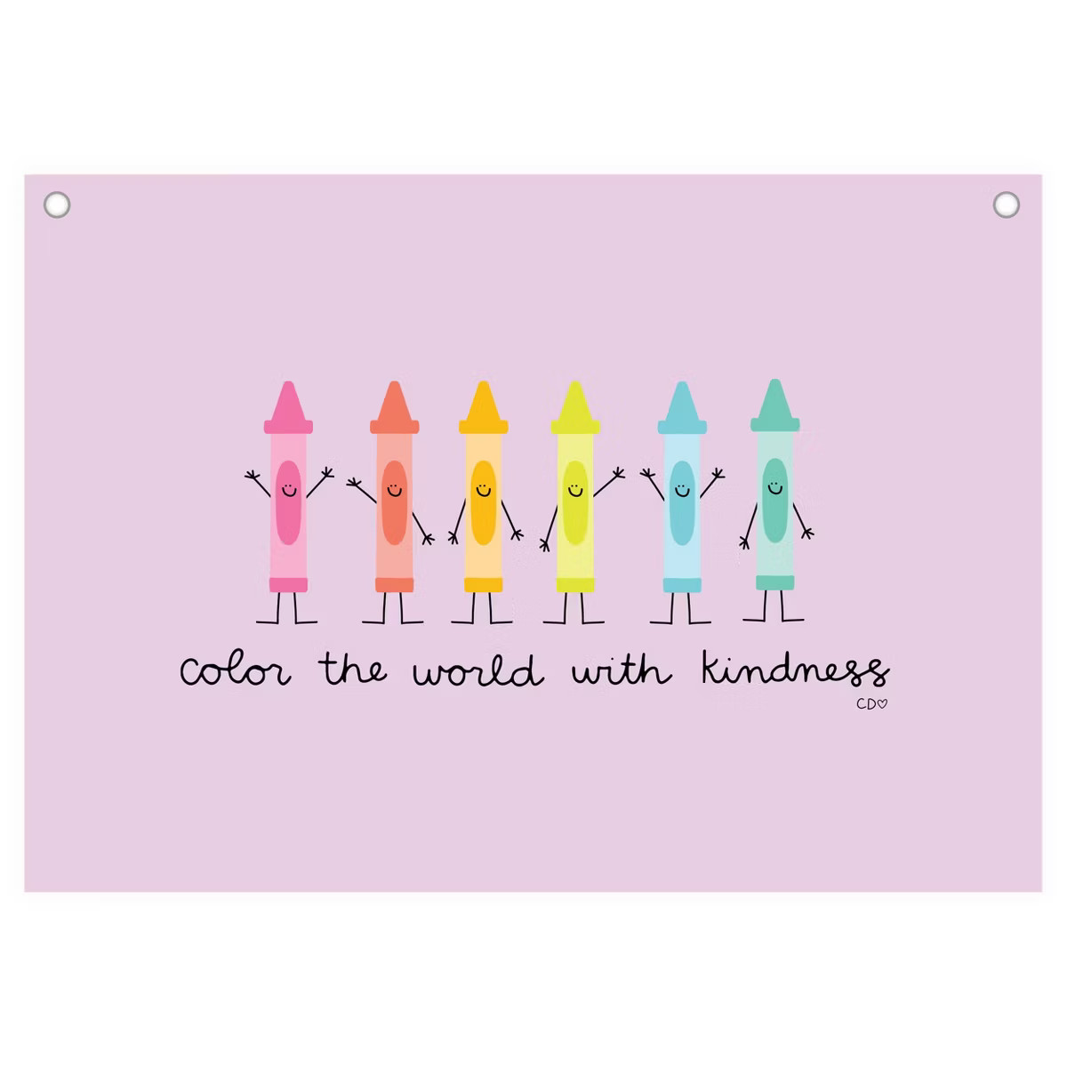 Callie Danielle Classroom Tapestry Color the World with Kindness, Teacher Supplies | Target