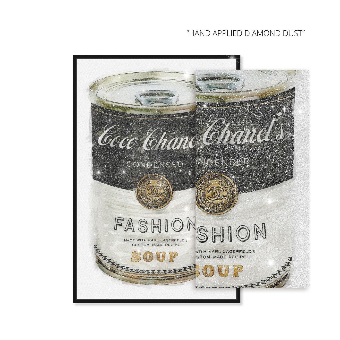 Fashion Soup: Diamond Dust Wall Art | Oliver Gal | Oliver Gal