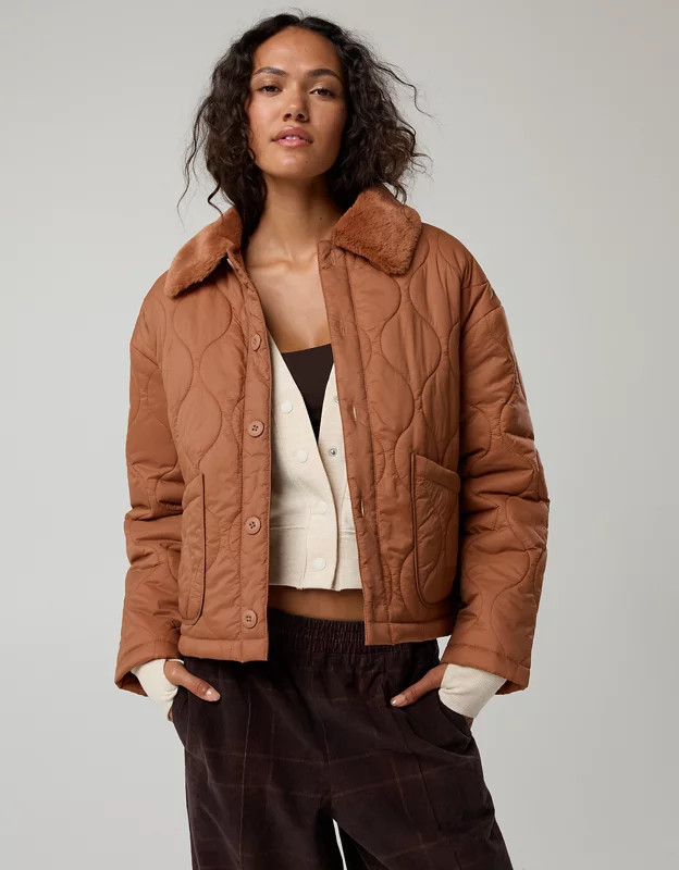 OFFLINE By Aerie Quilted Chore Jacket | Aerie