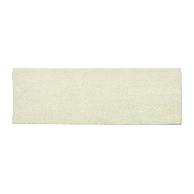 Better Homes & Gardens Ultra Soft Polyester Bath Runner Rug, 20"x60", Vanilla Dream | Walmart (US)