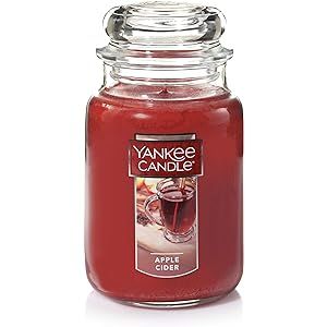 Yankee Candle Apple Cider Scented Premium Paraffin Grade Candle Wax with up to 150 Hour Burn Time, L | Amazon (US)