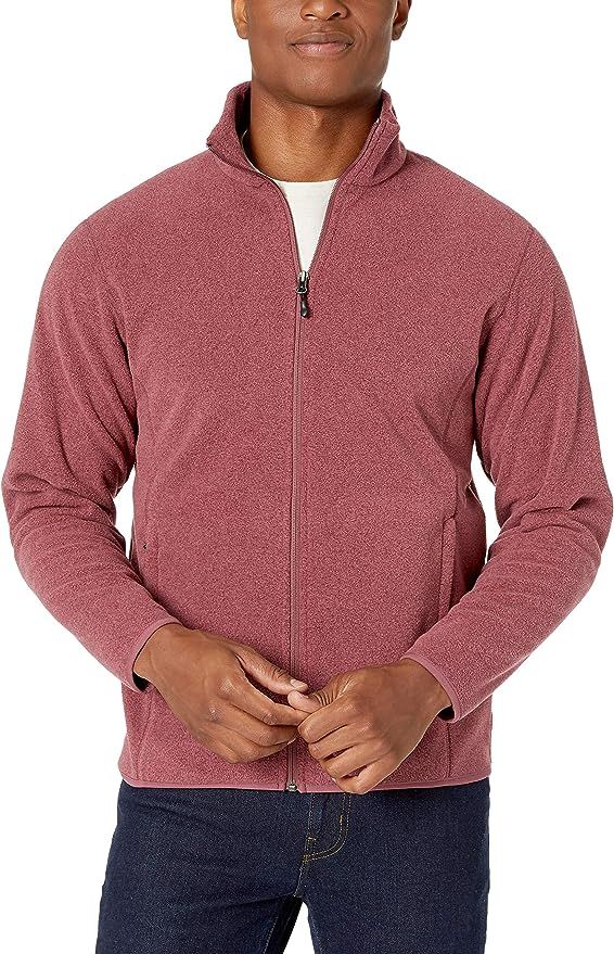 Amazon Essentials Men's Full-Zip Polar Fleece Jacket | Amazon (US)