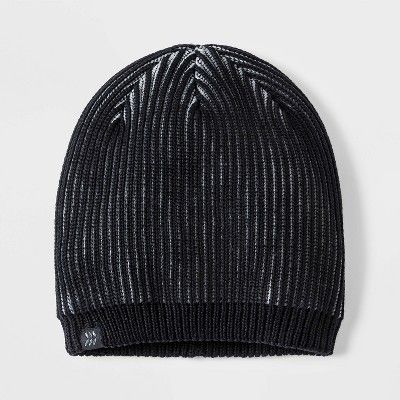 Boys' Striped Beanie - All in Motion™ Black | Target
