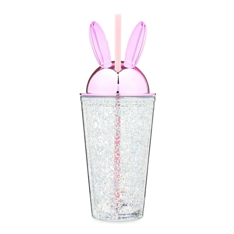 Easter Pink Double Wall Bunny Cup, by Way To Celebrate - Walmart.com | Walmart (US)