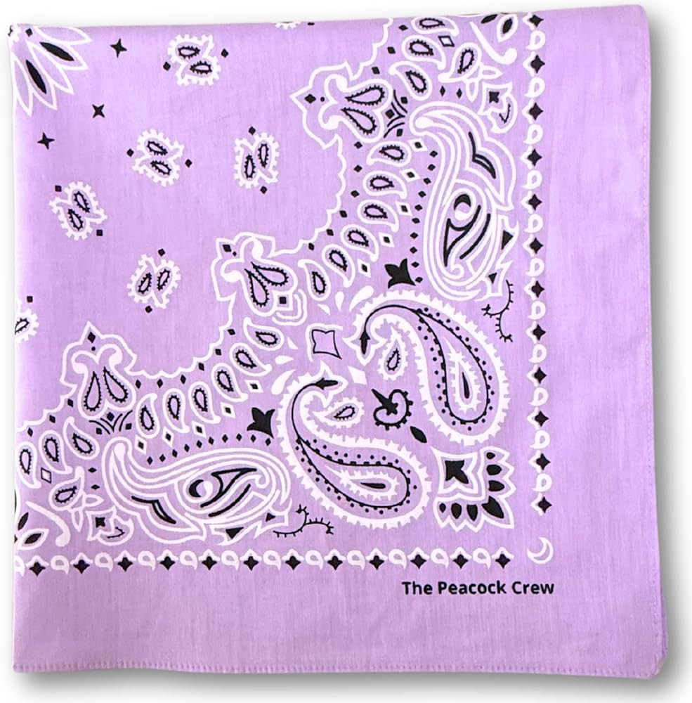 Bandanas in Premium Soft Cotton for Men Women Kid Bandana Paisley Scarf Neckerchief Bulk or Singl... | Amazon (US)